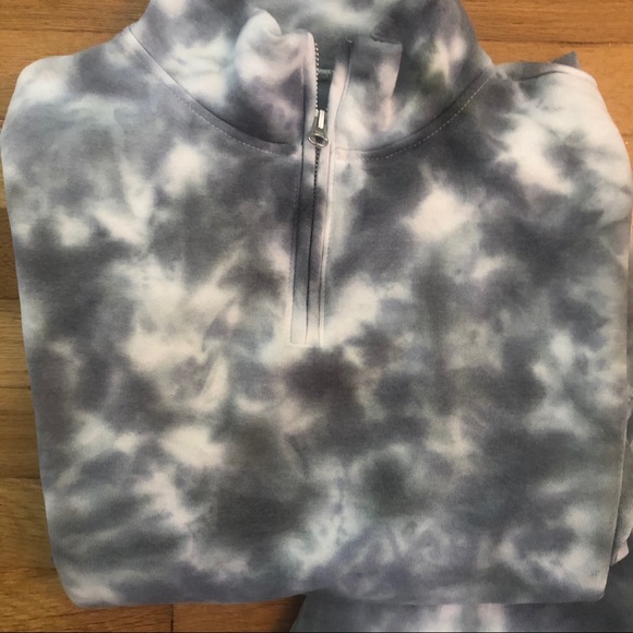 Tie Dye Sweatsuit Handmade (Black Dye) - Picture 4 of 10